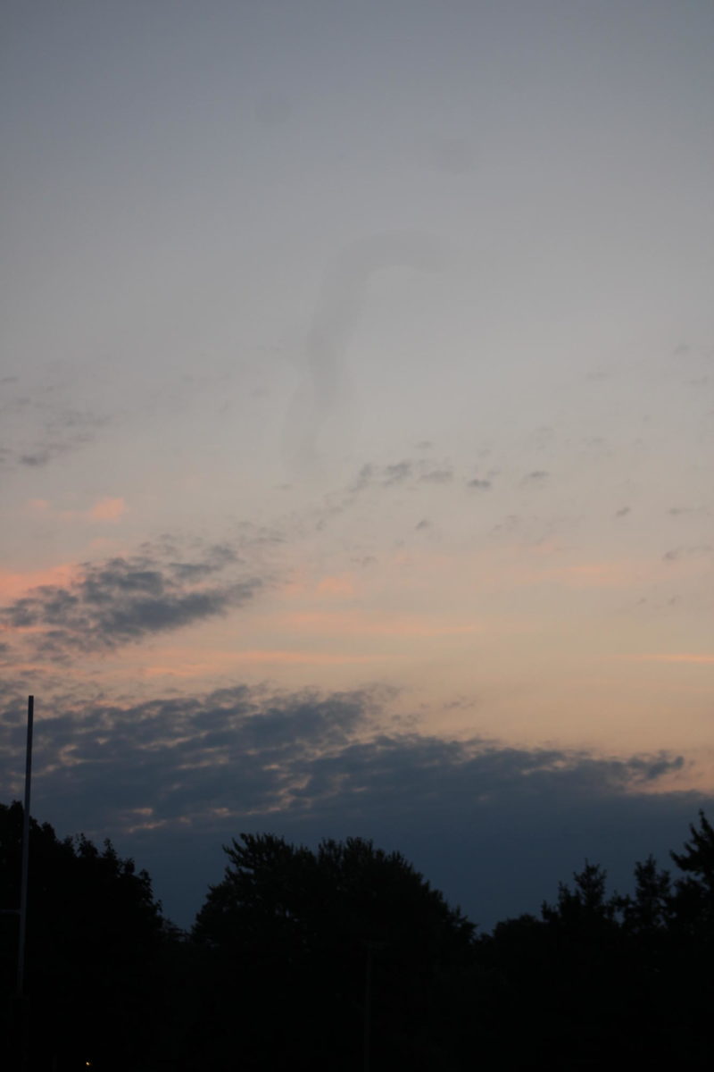 The sky when the seniors first arrived for the senior sunrise on September 15th, 2023.