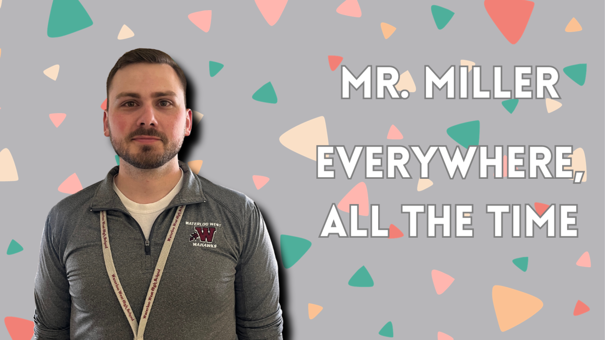 Mr. Miller, a 5th year teacher a West.