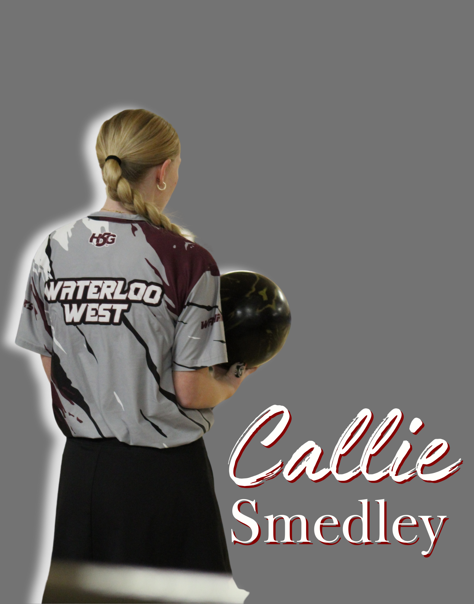 Senior Callie Smedley plans to attend Hawkeye Community College to be a member of their bowling team. 