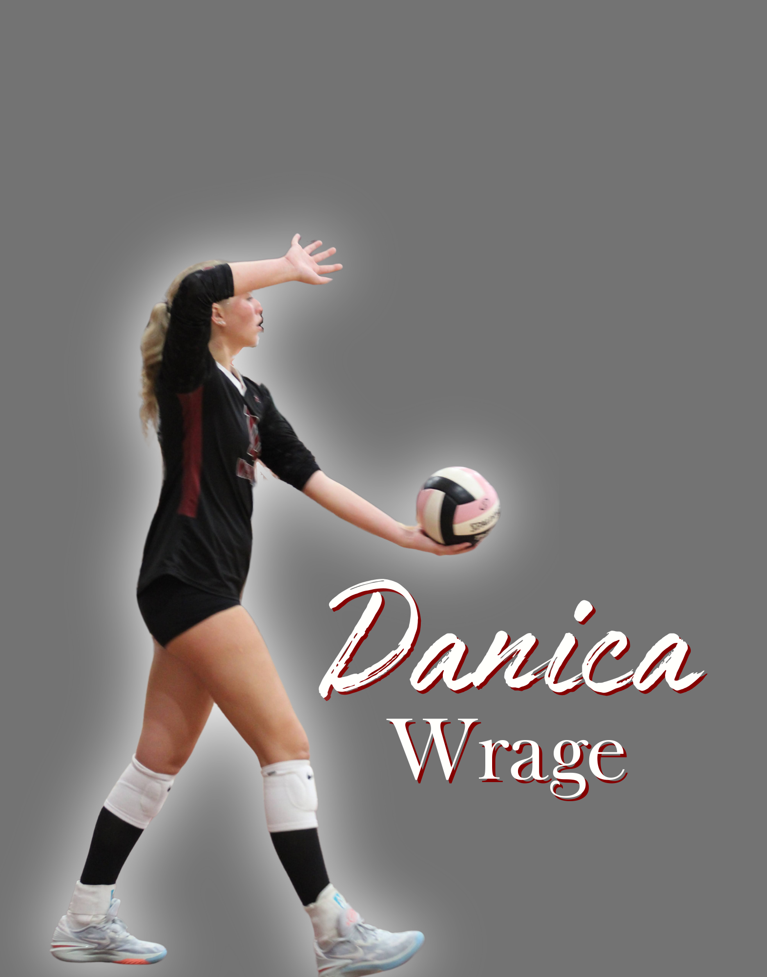 Senior Danica Wrage plans to attend Des Moines Area Community College to continue playing volleyball. 