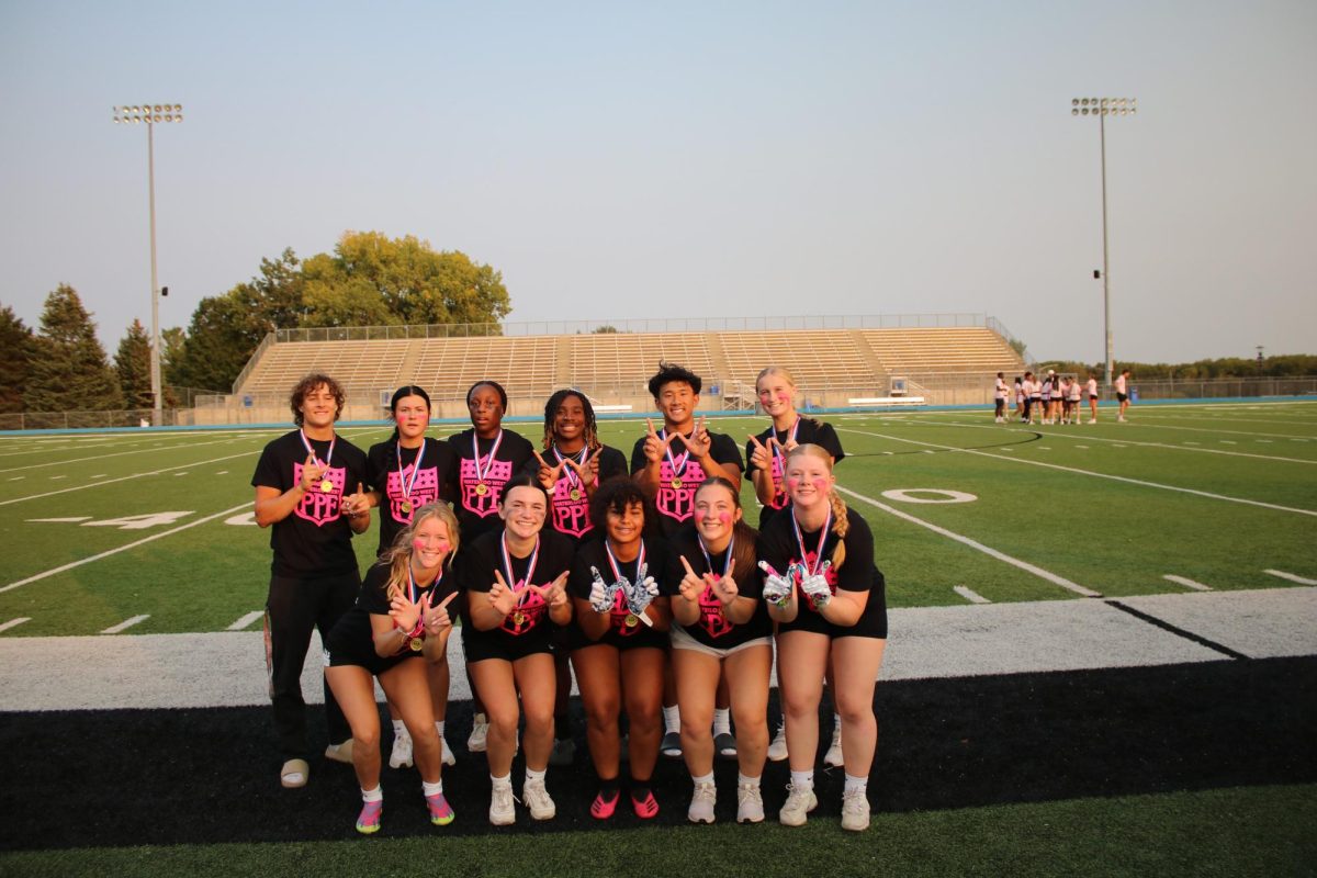 Senior powder puff team (the Crash-Outs).