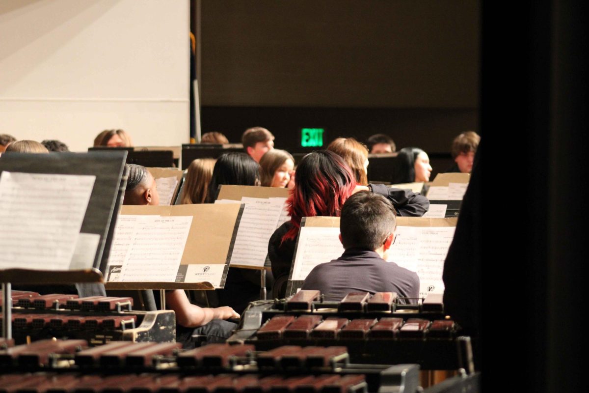 The 2023-24 Wind Symphony performing