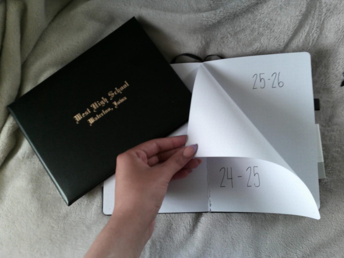 Turning a new page can be difficult, but you have to hold the hope that the next page can be better than the last. This pictures shows a High school diploma, as well as someone turning the page from 24-25 to 25-26.