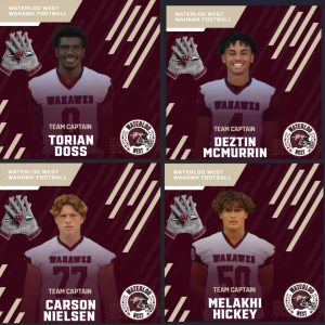 In a Facebook post on August 18th, the 2025 football captains were announced with this graphic. 