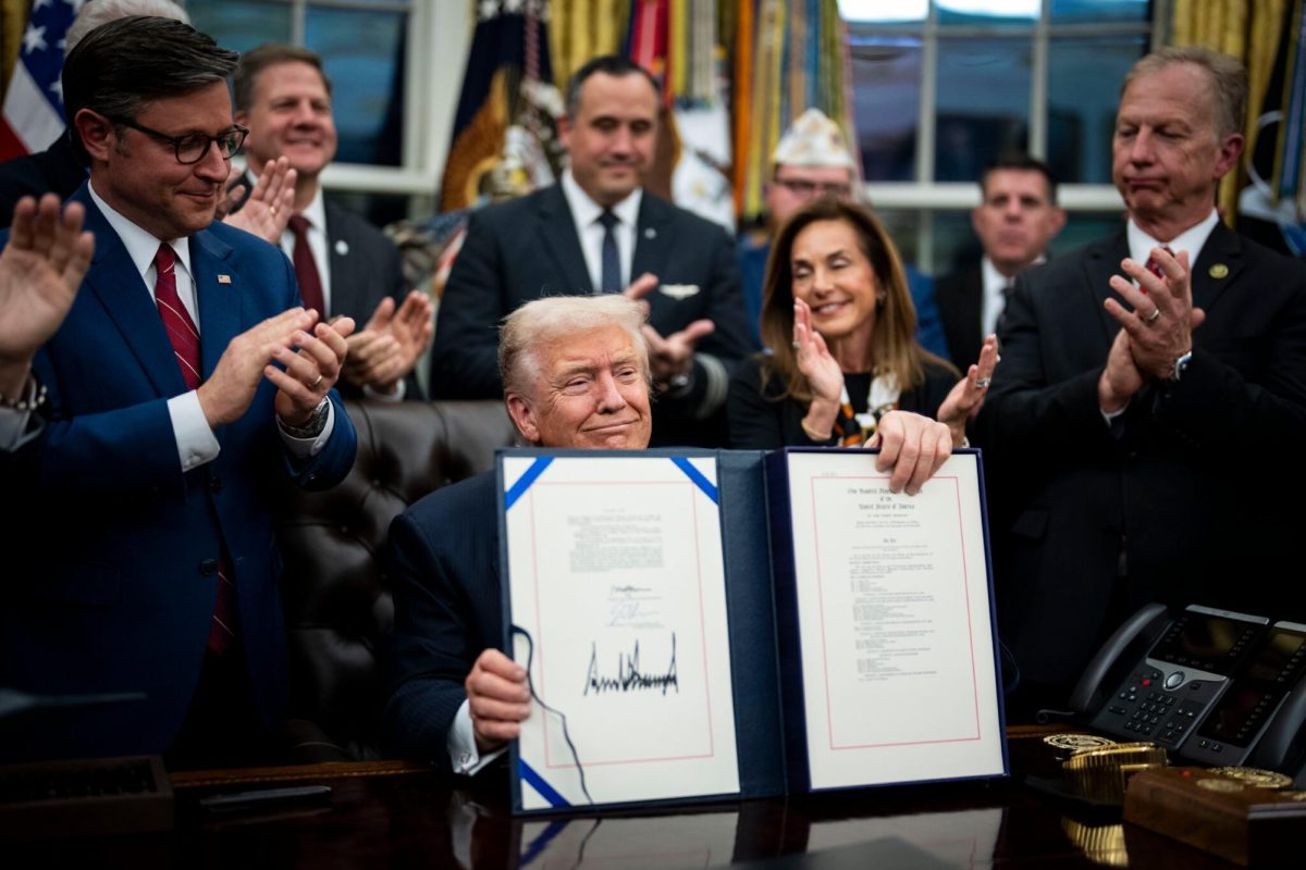 President Donald Trump signs funding legislation to reopen the federal government. 
