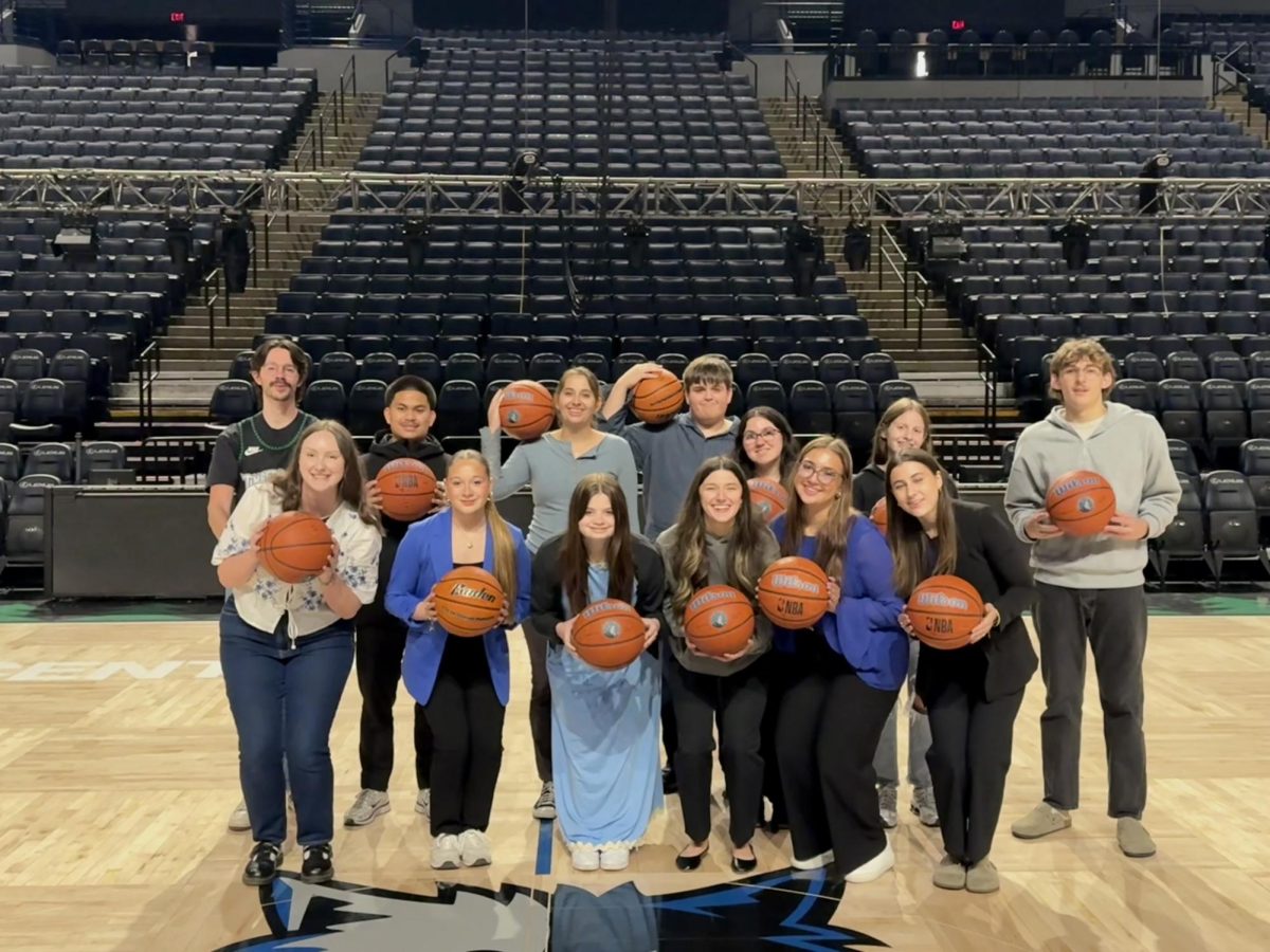Wahawk Journalists Visit Target Center in Minneapolis, Minnesota